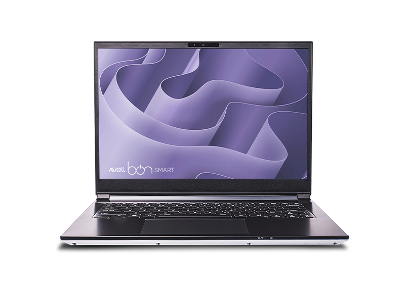 Notebook para estudante Avell B.ON com design ultrafino, ideal para produtividade, estudos e mobilidade em 2025
