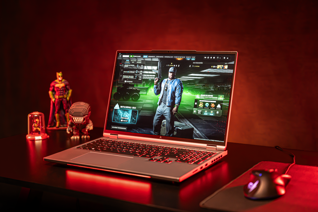 Notebook gamer de alto desempenho