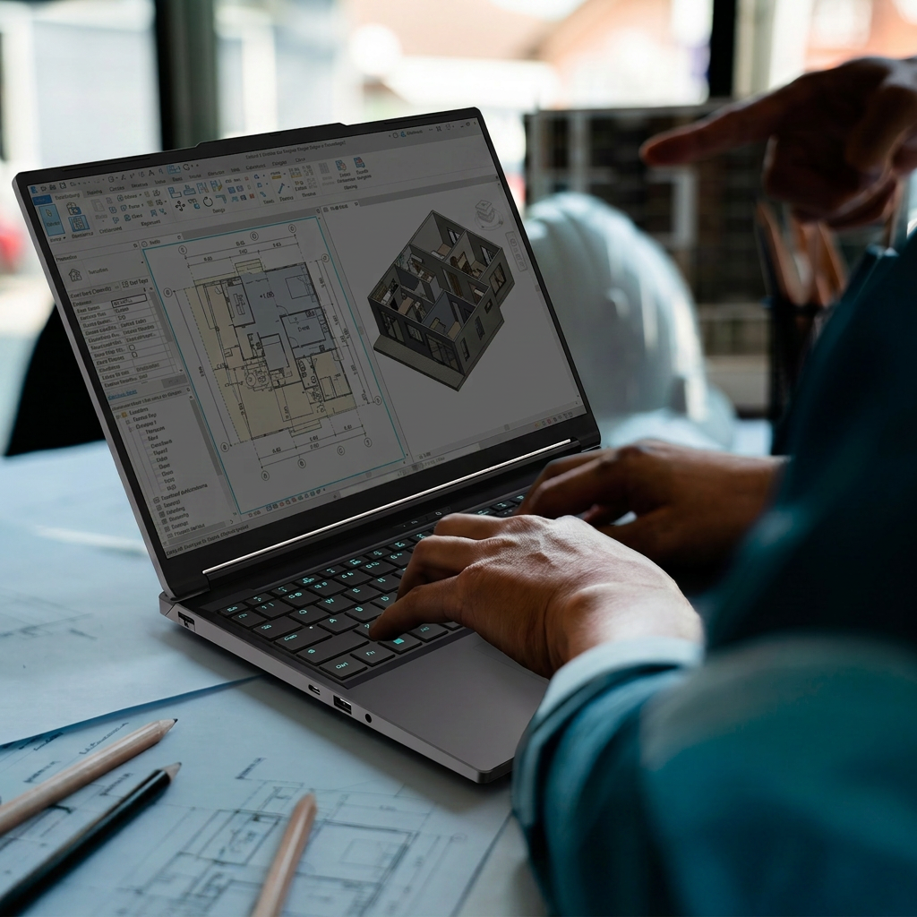 Renderização rápida e BIM fluido no seu notebook com NVIDIA GeForce RTX